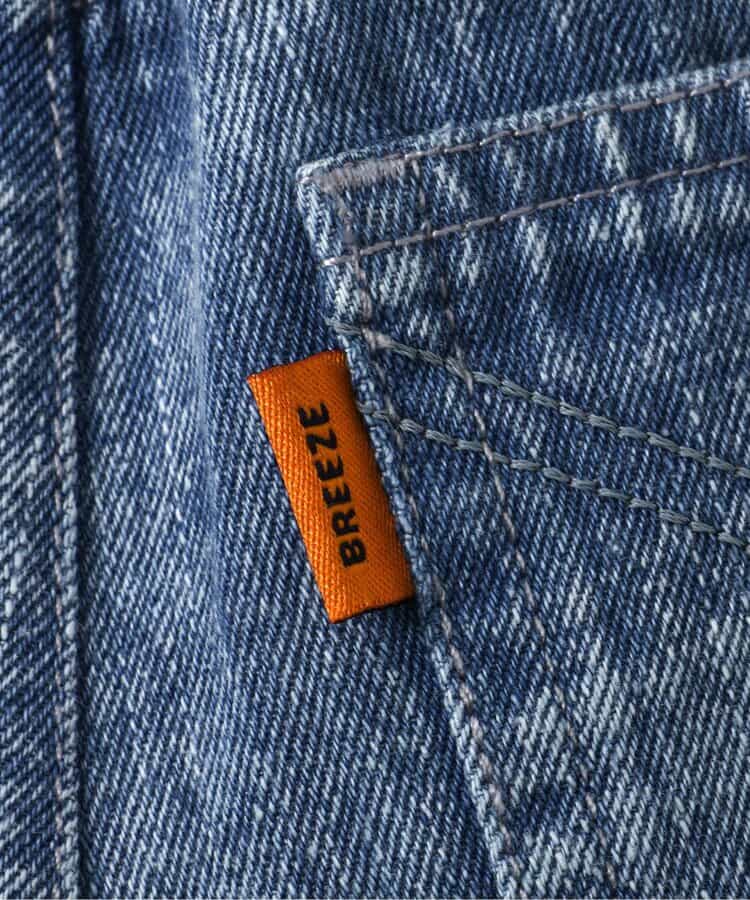 日本童裝 BREEZE x 福井県立恐竜博物館 恐龍圖案牛仔褲 90-140cm 男童款 夏季 PANTS