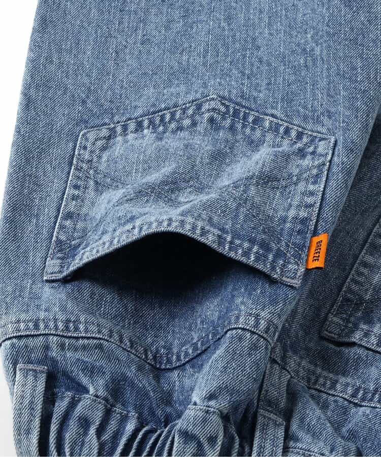 日本童裝 BREEZE x 福井県立恐竜博物館 恐龍圖案牛仔褲 90-140cm 男童款 夏季 PANTS