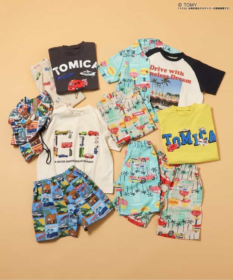 日本童裝 BREEZE x TOMICA 印花上衣 80-130cm 男童款 夏季 TOPS