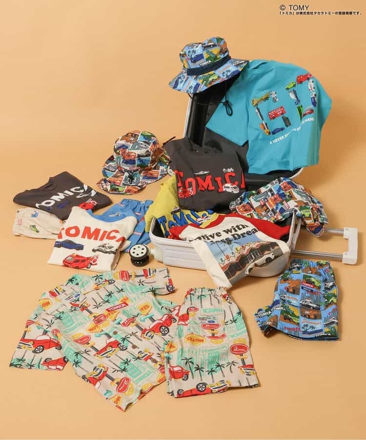 日本童裝 BREEZE x TOMICA 印花上衣 80-130cm 男童款 夏季 TOPS