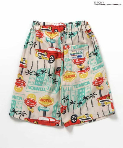 日本童裝 BREEZE x TOMICA 夏威夷風情短褲 80-130cm 男童款 PANTS 夏季