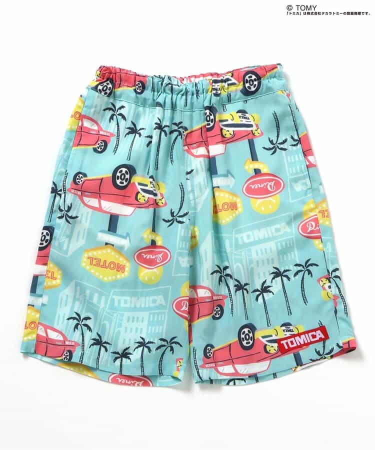 日本童裝 BREEZE x TOMICA 夏威夷風情短褲 80-130cm 男童款 PANTS 夏季