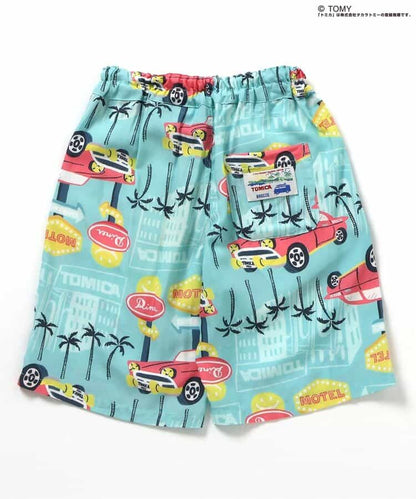 日本童裝 BREEZE x TOMICA 夏威夷風情短褲 80-130cm 男童款 PANTS 夏季