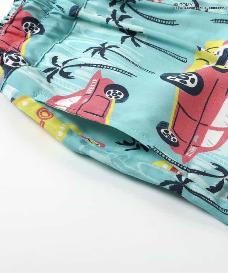 日本童裝 BREEZE x TOMICA 夏威夷風情短褲 80-130cm 男童款 PANTS 夏季