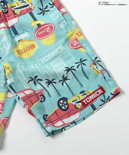 日本童裝 BREEZE x TOMICA 夏威夷風情短褲 80-130cm 男童款 PANTS 夏季