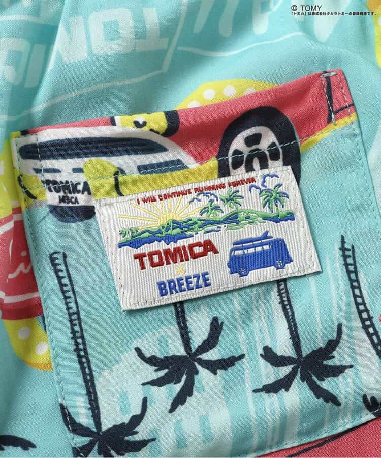 日本童裝 BREEZE x TOMICA 夏威夷風情短褲 80-130cm 男童款 PANTS 夏季