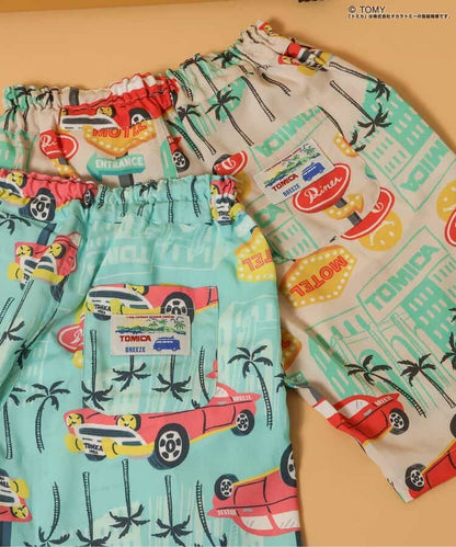日本童裝 BREEZE x TOMICA 夏威夷風情短褲 80-130cm 男童款 PANTS 夏季