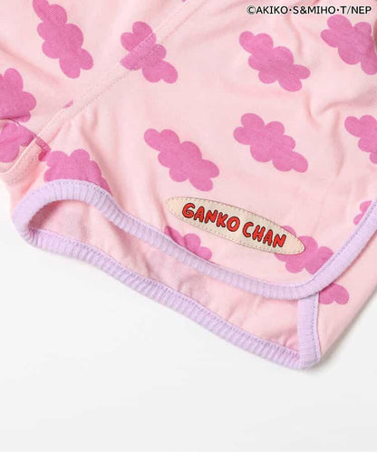 日本童裝 BREEZE x がんこちゃん 可愛兩件套裝 70-80cm 男童款/女童款 初生嬰兒 夏季 TOPS PANTS