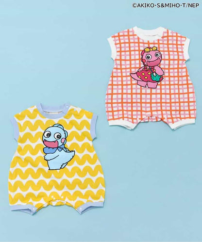 日本童裝 BREEZE x がんこちゃん 連衣 70-80cm 男童款/女童款 初生嬰兒 夏季 Jumpsuit