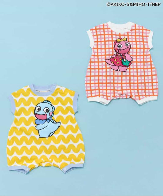 日本童裝 BREEZE x がんこちゃん 連衣 70-80cm 男童款/女童款 初生嬰兒 夏季 Jumpsuit
