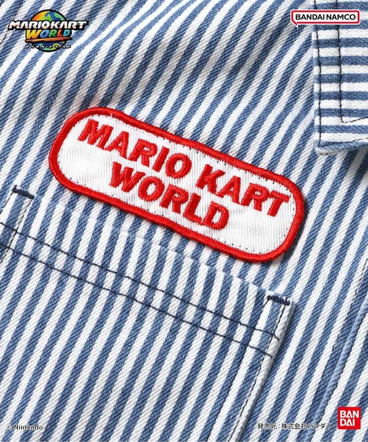 日本童裝 BREEZE x SuperMario 徽章襯衫外套 100-150cm 男童款 夏季 TOPS OUTERWEAR