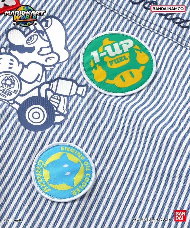 日本童裝 BREEZE x SuperMario 徽章襯衫外套 100-150cm 男童款 夏季 TOPS OUTERWEAR
