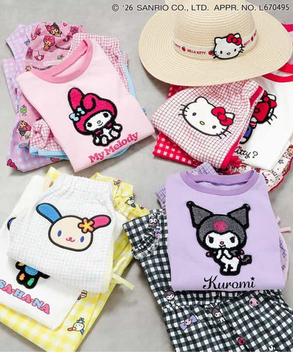 日本童裝 BREEZE x Sanrio 貼布上衣 90-140cm 女童款 夏季 TOPS
