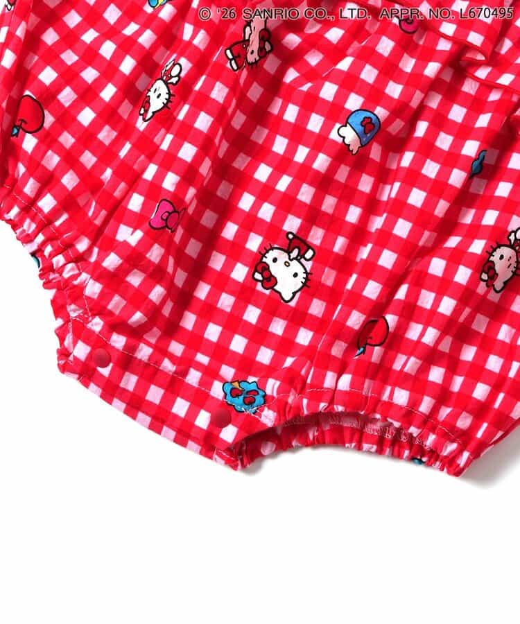 日本童裝 BREEZE x Sanrio 格仔連衣 70-80cm 女童款 初生嬰兒 夏季 Jumpsuit