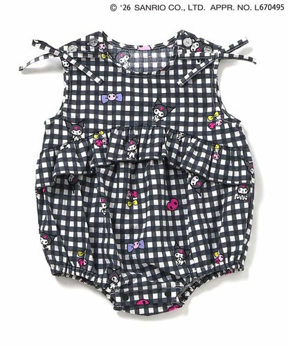 日本童裝 BREEZE x Sanrio 格仔連衣 70-80cm 女童款 初生嬰兒 夏季 Jumpsuit