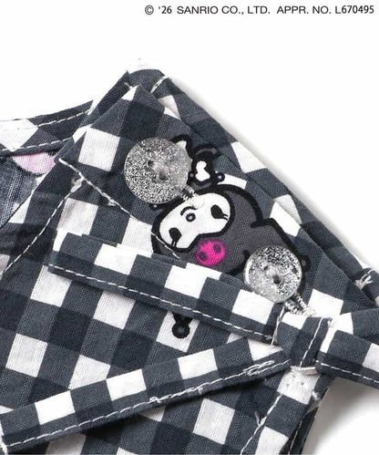 日本童裝 BREEZE x Sanrio 格仔連衣 70-80cm 女童款 初生嬰兒 夏季 Jumpsuit
