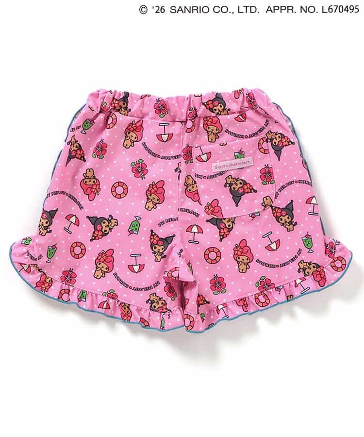 日本童裝 BREEZE x Sanrio 水陸兩用 防水系列 防UV 沙灘泳褲 90-140cm 女童款 PANTS 夏季 夏日玩水泳衣特輯