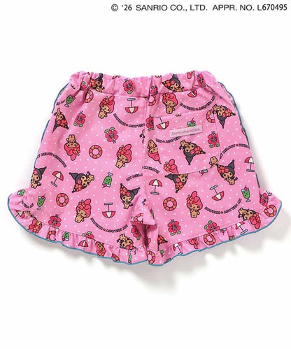 日本童裝 BREEZE x Sanrio 水陸兩用 防水系列 防UV 沙灘泳褲 90-140cm 女童款 PANTS 夏季 夏日玩水泳衣特輯