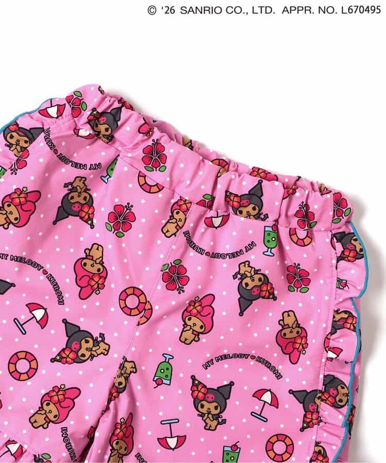 日本童裝 BREEZE x Sanrio 水陸兩用 防水系列 防UV 沙灘泳褲 90-140cm 女童款 PANTS 夏季 夏日玩水泳衣特輯