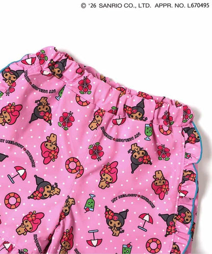 日本童裝 BREEZE x Sanrio 水陸兩用 防水系列 防UV 沙灘泳褲 90-140cm 女童款 PANTS 夏季 夏日玩水泳衣特輯