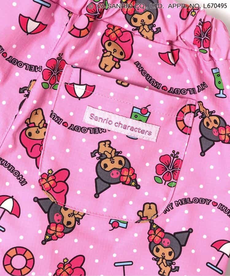 日本童裝 BREEZE x Sanrio 水陸兩用 防水系列 防UV 沙灘泳褲 90-140cm 女童款 PANTS 夏季 夏日玩水泳衣特輯