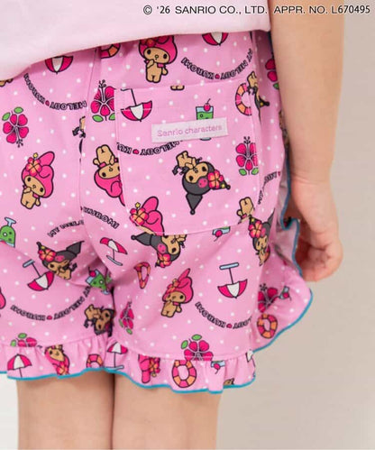 日本童裝 BREEZE x Sanrio 水陸兩用 防水系列 防UV 沙灘泳褲 90-140cm 女童款 PANTS 夏季 夏日玩水泳衣特輯