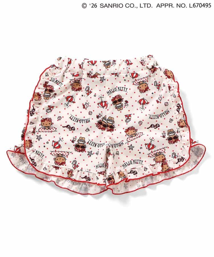 日本童裝 BREEZE x Sanrio 水陸兩用 防水系列 防UV 沙灘泳褲 90-140cm 女童款 PANTS 夏季 夏日玩水泳衣特輯
