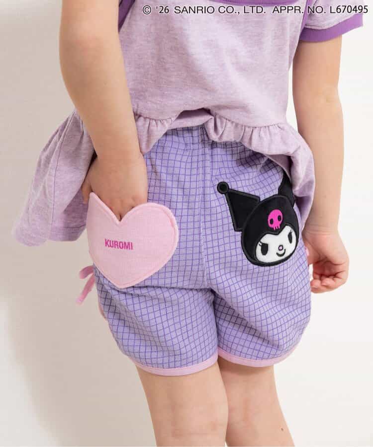 日本童裝 BREEZE x Sanrio 心心口袋短褲 90-140cm 女童款 夏季 PANTS