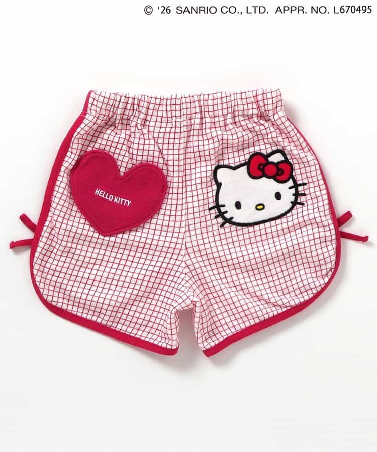 日本童裝 BREEZE x Sanrio 心心口袋短褲 90-140cm 女童款 夏季 PANTS