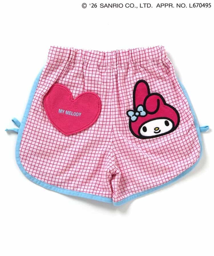日本童裝 BREEZE x Sanrio 心心口袋短褲 90-140cm 女童款 夏季 PANTS