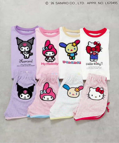 日本童裝 BREEZE x Sanrio 心心口袋短褲 90-140cm 女童款 夏季 PANTS