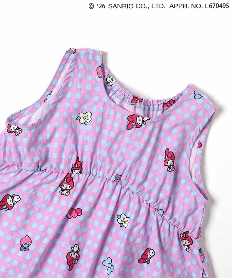 日本童裝 BREEZE x Sanrio 印花背心連身裙 90-130cm 女童款 夏季 DRESSES