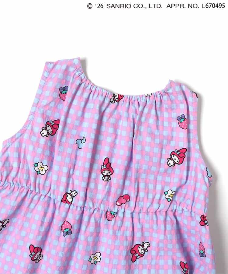 日本童裝 BREEZE x Sanrio 印花背心連身裙 90-130cm 女童款 夏季 DRESSES