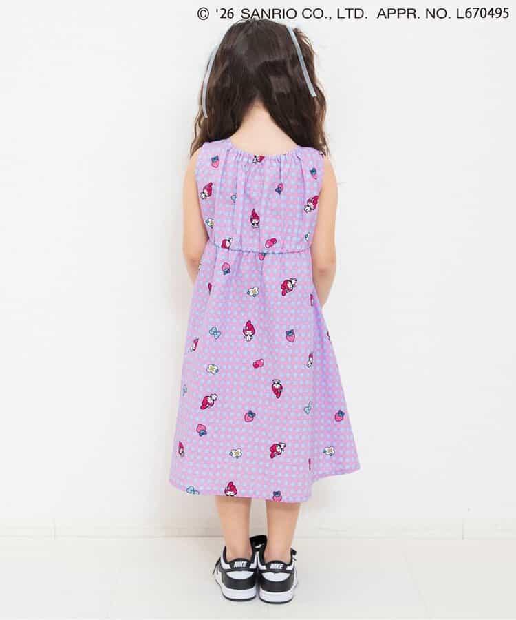 日本童裝 BREEZE x Sanrio 印花背心連身裙 90-130cm 女童款 夏季 DRESSES