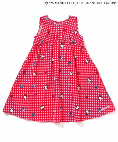 日本童裝 BREEZE x Sanrio 印花背心連身裙 90-130cm 女童款 夏季 DRESSES