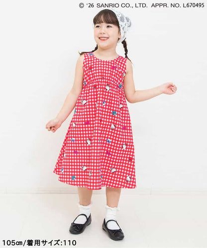 日本童裝 BREEZE x Sanrio 印花背心連身裙 90-130cm 女童款 夏季 DRESSES