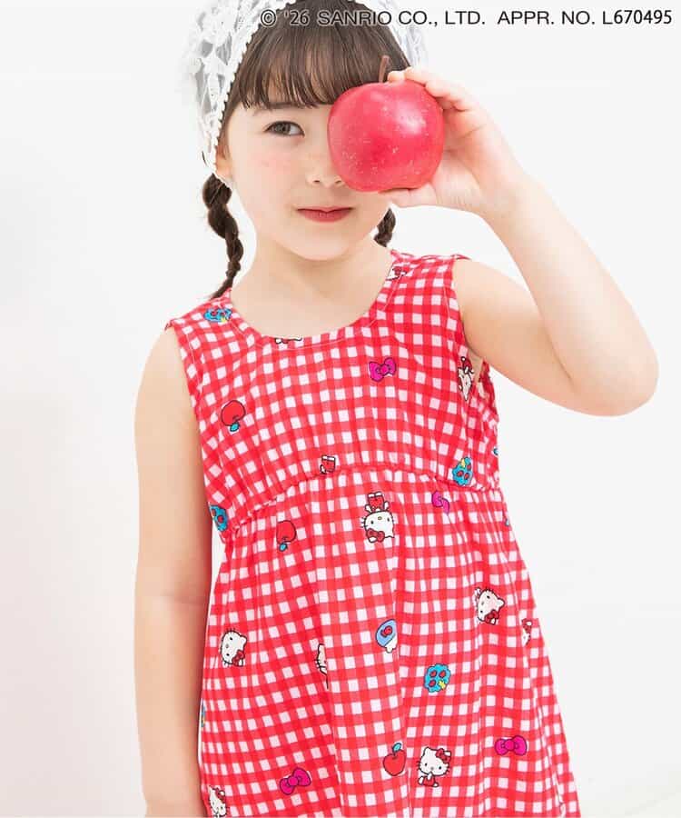 日本童裝 BREEZE x Sanrio 印花背心連身裙 90-130cm 女童款 夏季 DRESSES