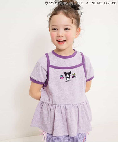 日本童裝 BREEZE x Sanrio 假兩件上衣 90-140cm 女童款 夏季 TOPS