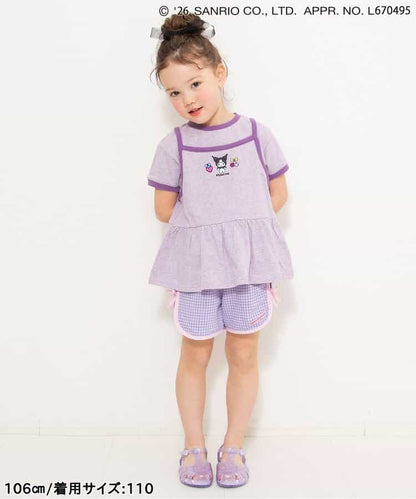 日本童裝 BREEZE x Sanrio 假兩件上衣 90-140cm 女童款 夏季 TOPS