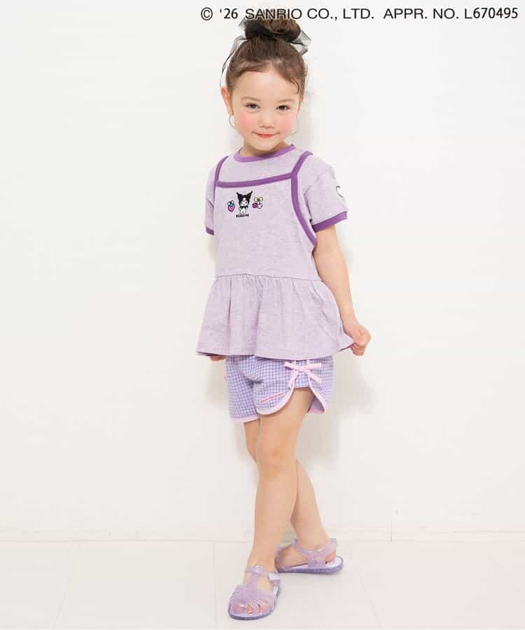 日本童裝 BREEZE x Sanrio 假兩件上衣 90-140cm 女童款 夏季 TOPS