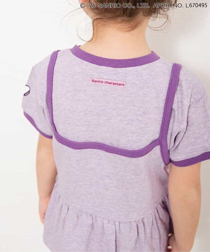 日本童裝 BREEZE x Sanrio 假兩件上衣 90-140cm 女童款 夏季 TOPS