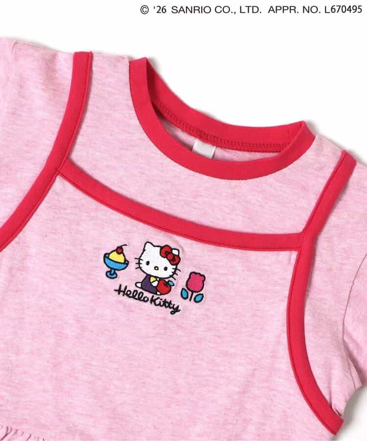 日本童裝 BREEZE x Sanrio 假兩件上衣 90-140cm 女童款 夏季 TOPS
