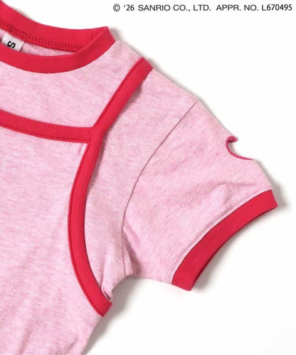 日本童裝 BREEZE x Sanrio 假兩件上衣 90-140cm 女童款 夏季 TOPS
