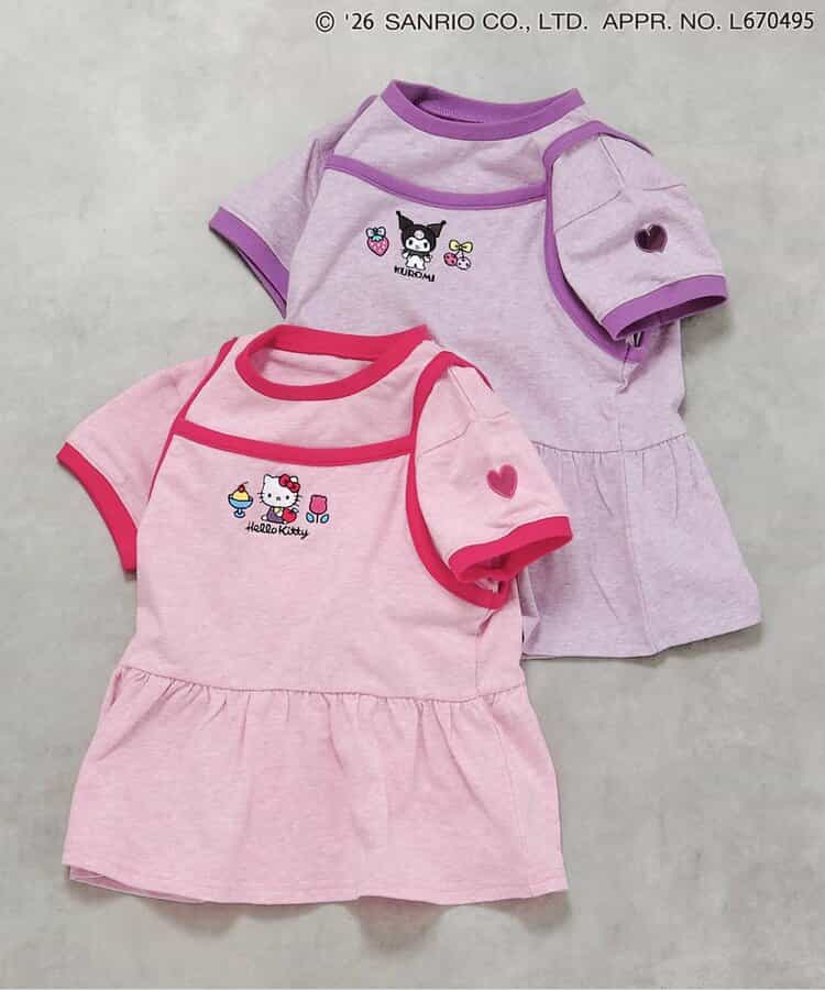 日本童裝 BREEZE x Sanrio 假兩件上衣 90-140cm 女童款 夏季 TOPS