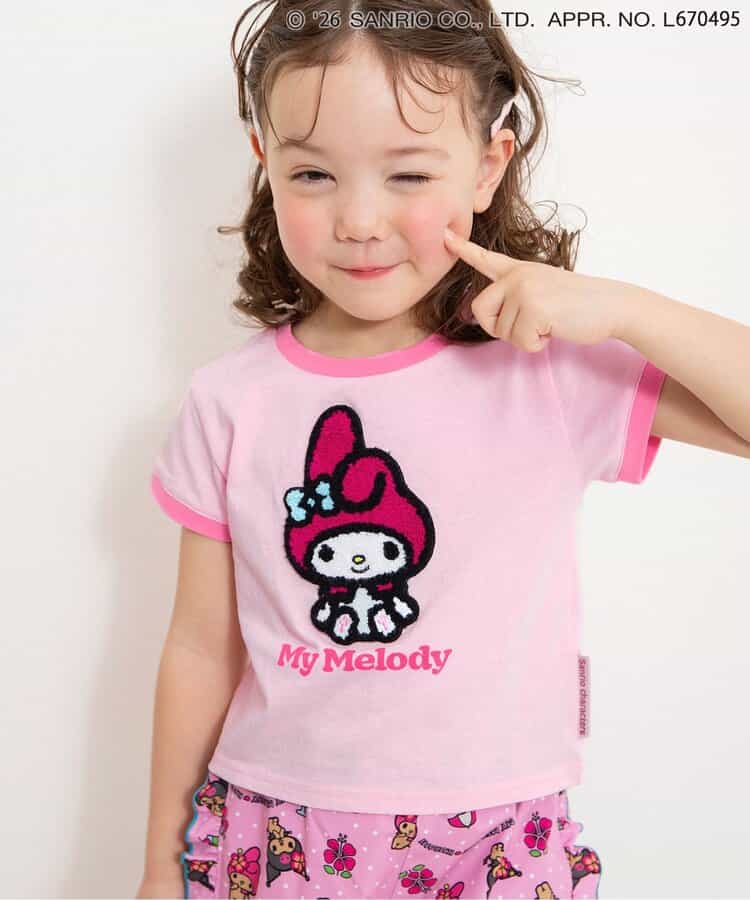 日本童裝 BREEZE x Sanrio 貼布上衣 90-140cm 女童款 夏季 TOPS