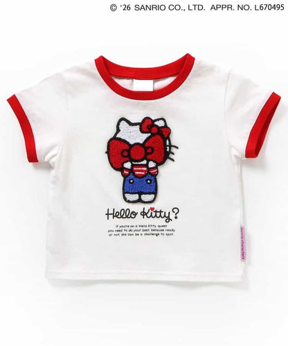 日本童裝 BREEZE x Sanrio 貼布上衣 90-140cm 女童款 夏季 TOPS