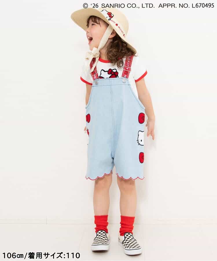 日本童裝 BREEZE x Sanrio 貼布上衣 90-140cm 女童款 夏季 TOPS