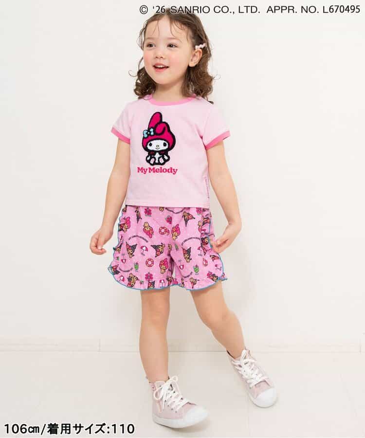 日本童裝 BREEZE x Sanrio 貼布上衣 90-140cm 女童款 夏季 TOPS