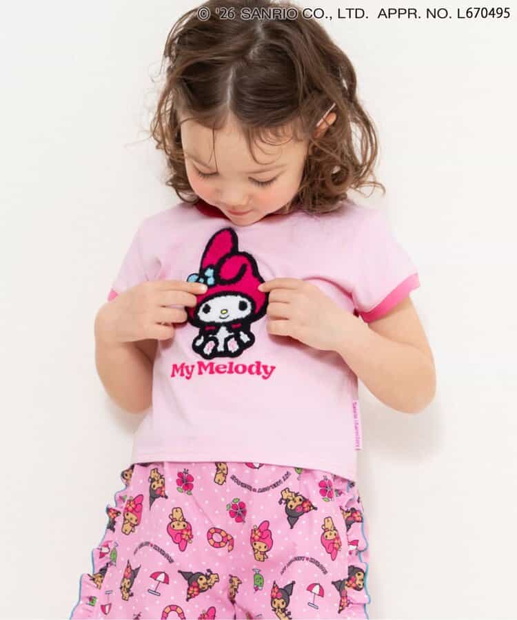 日本童裝 BREEZE x Sanrio 貼布上衣 90-140cm 女童款 夏季 TOPS