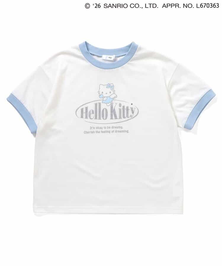 日本童裝 algy x Sanrio Hello Kitty 印花上衣 130-160cm 女童款 夏季  TOPS  其他品牌童裝